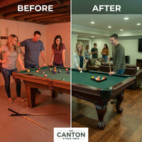 The Canton 8' Pool Table — Before & After