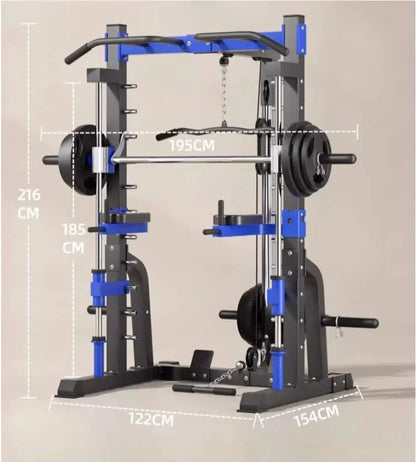 Smith Machine Power Rack – Multi-Function Home Trainer